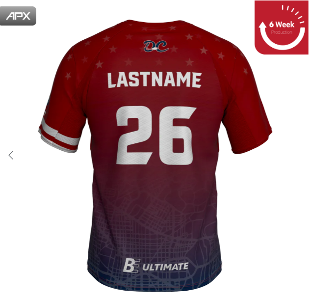 2026 Official Replica Jersey by BE Ultimate (customizable, link to order in product description)