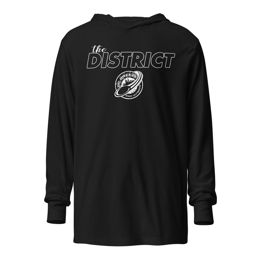 The District Hooded Long Sleeve Tee